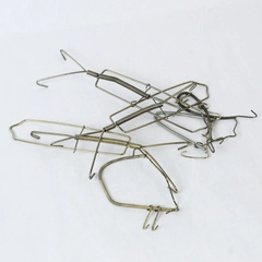 Lot of 6 Brass Plate Hangers 5"-10" Single Spring Expanding Wire Hooks