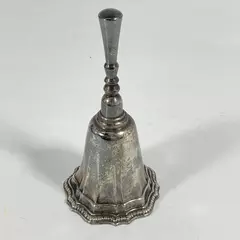 Vintage AMC Avon Silver Plate Desk Hand Call Bell 5.75 Inch