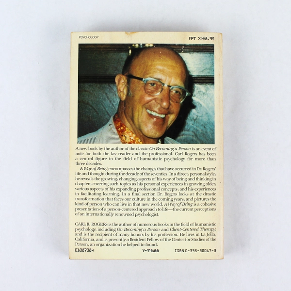 Way of Being by Carl Ransom Rogers 1980 Trade Paperback
