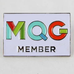 Modern Quilt Guild MQG Member Enamel Lapel Pin