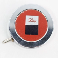 Vintage Lufkin Eli Lilly Pharmaceutical Promotional Tape Measure 79"