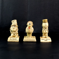 Lot of 3 Russ Berrie Figurines Birthday Father's Day