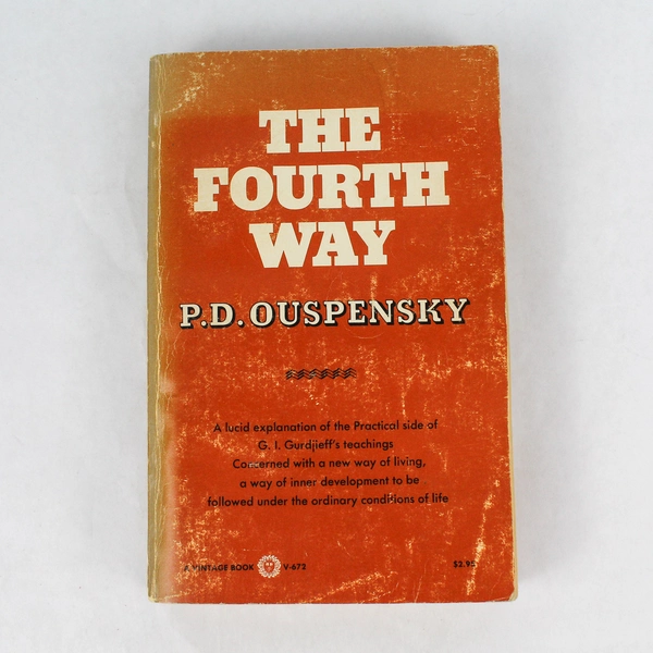 The Fourth Way by P. D. Ouspensky 1971 Paperback Book
