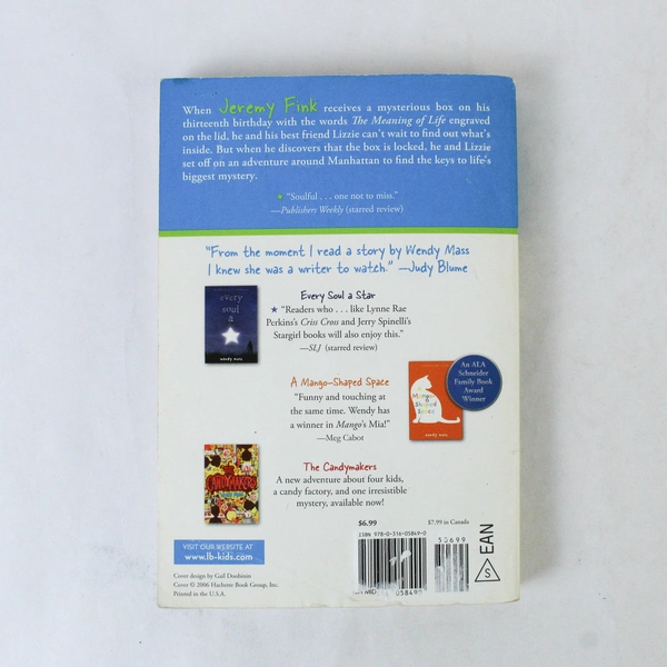 Jeremy Fink and the Meaning of Life Wendy Mass 2006 Paperback