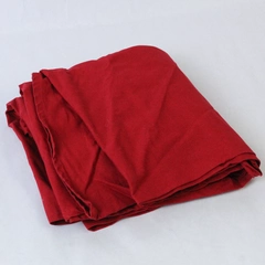Unbranded Red Tablecloth Round 66 Inch Diameter Cotton Dining Home Decor