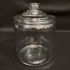 10 Inch Clear Glass Candy Cookies Jar With Lid 1 Gallon