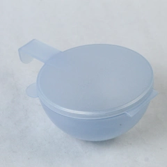 Vintage Tupperware Plastic Onion Container With Lid Blue Kitchen Collectible
