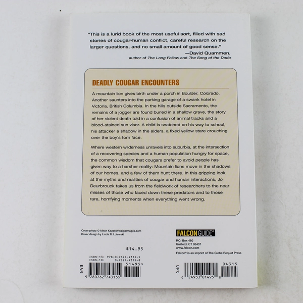 Stalked by a Mountain Lion by Jo Deurbrouck 2007 Paperback