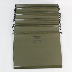 Set of 25 Pendaflex Standard Size Hanging File Folders Green