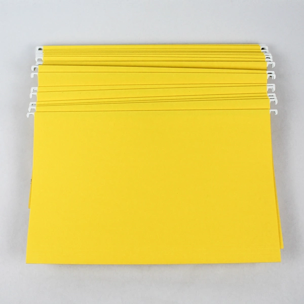 Lot of 25 Yellow Legal Size Hanging File Folder Inserts Document Organizers