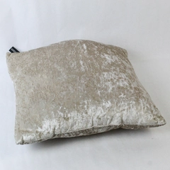 Rodeo Home Throw Pillow Light Gold Velvet 17.25 x 16 Inch Home Decor