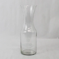 Quail Run Clear Glass Wine Carafe Pourer Decanter