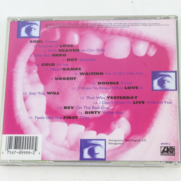 Foreigner The Very Best and Beyond CD 1992 Atlantic Good Condition