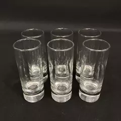 Set of 6 Clear Shooter Whiskey Tequila Liquor Shot Glasses 4 Inch