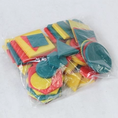 Set of Hard Plastic Shapes Math Manipulatives Home School Learning Teach