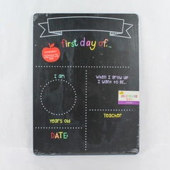 Horizon Group, USA, I Count ChalkBoard Sign Reversible 1st Day Banner