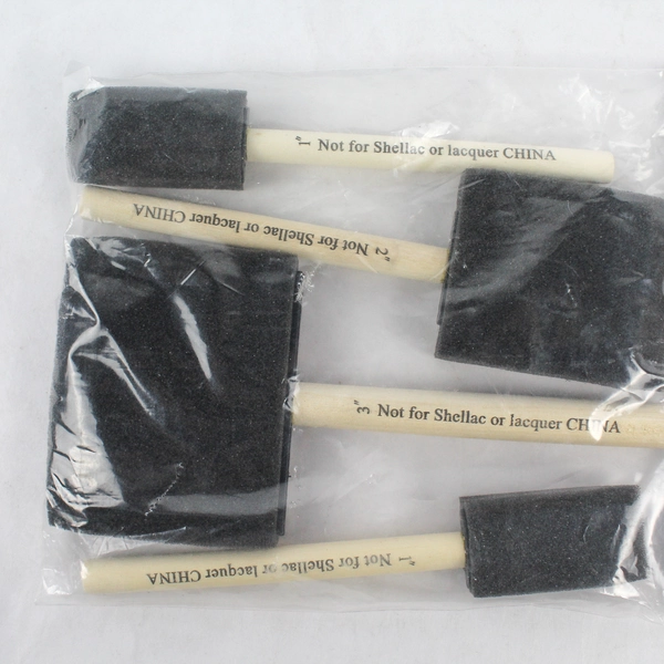 Walmart Basic Foam Brush Value Packs 4 Piece Set 1-3 inch
