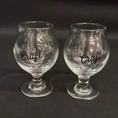 2 Craft Pour House Beaverton Oregon 10 Ounce Cider Beer Glasses By Libbey