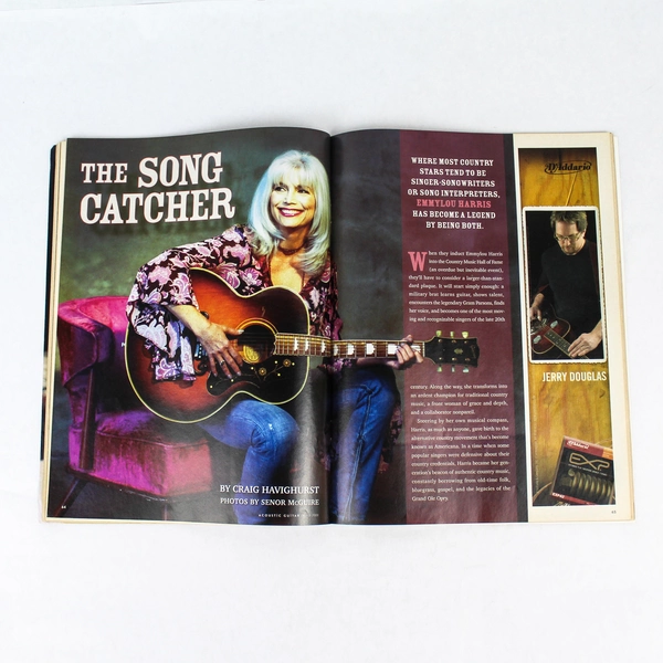 Acoustic Guitar Emmylou Harris March 2008 Magazine 