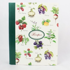 Unbranded Hardcover Recipe Album Scrapbook Multicolor Illustrated Cover