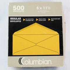 Lot of 420 Columbian Box Heavy Duty Brown Kraft Paper Envelopes 5" x 11.5"
