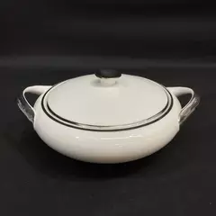 Royal Song China Simplicity 5518 Round Covered Vegetable Bowl 10.5 x 8 Inch