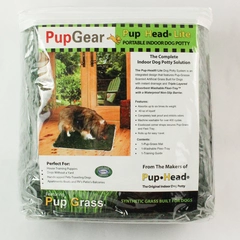 Portable Indoor Dog Potty Pup Head Training Pad Synthetic Grass Sm Med Dogs