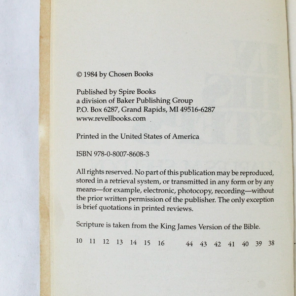 In His Steps by Charles M. Sheldon 1984 Paperback Spire Books