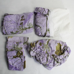 Se Queen Realtree Sheets Camo Purple Tree Print Bedsheets Bedding Set