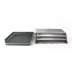 Wall Document Holder Silver Wire Mesh File And Organizer Desk Paper Holder Lot