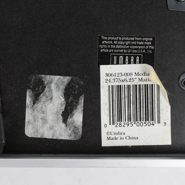 Grey Hanging Umbra 5 Photo Collage Picture Frame 3.25 x 3.25 in