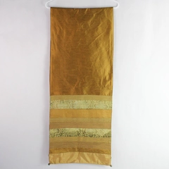 Unbranded Gold-Colored Embroidered Table Runner 14" x 69" Home Decor