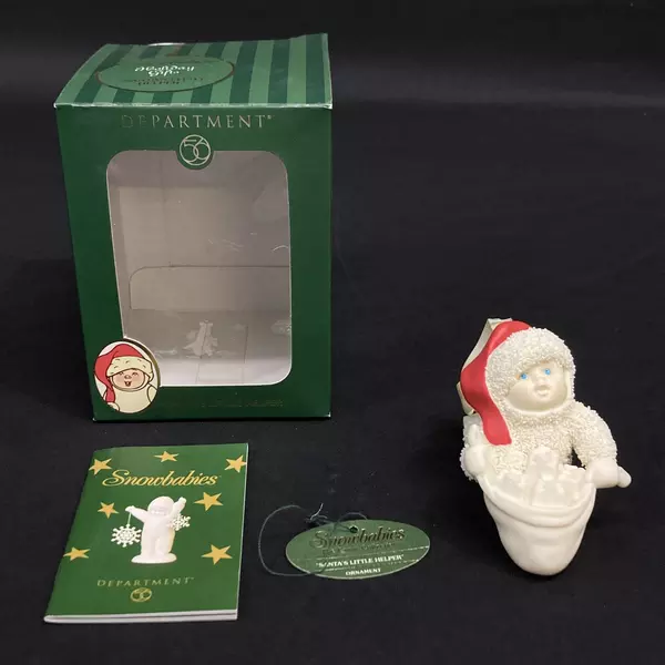 Department 56 Snowbabies Guest Collection Santa's Little Helper Ornament 69996