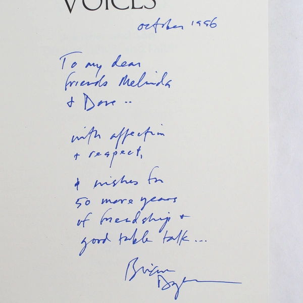 Signed 'Two Voices' by Jim & Brian Doyle 1996 Paperback