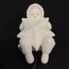 1999 Department 56 Snowbabies Swinging On a Star Ornament 68101 w/ Original Box