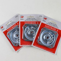 Lot of 3 Leg Mounting  Straight Top Plates Waddell Model #2751