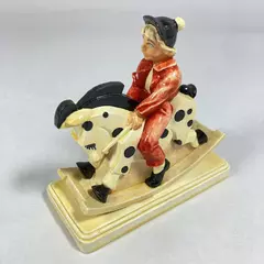 Vintage 1953 Sebastian Miniature Ride to the Hounds Figurine with Box #6234