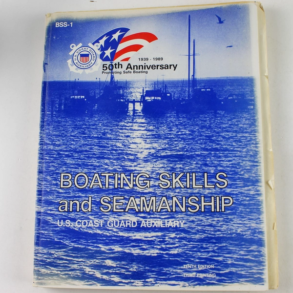 Boating Skills and Seamanship 10th Edition US Coast Guard Auxiliary 1988 PB
