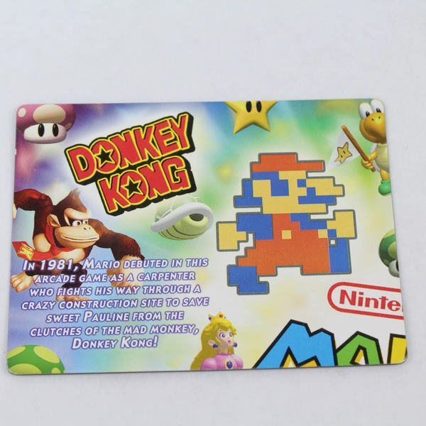 2004 Nintendo Super Mario Bros VTG Y2K Trading Card Hologram #1 of 4 Card Set