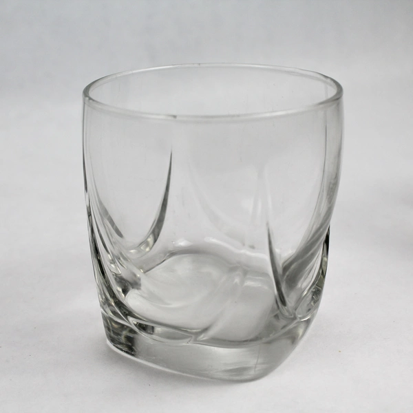 Lot of 3 Unmarked Short Old Fashioned Tumbler Glasses 3.75" Flawed