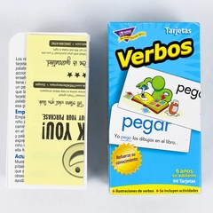 Trend Tarjetas "Verbos" T-5302 Spanish Action Words Flash Cards Complete