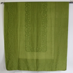 Green Woven Rectangular Tablecloth 62" x 118" Dining Room Home Décor