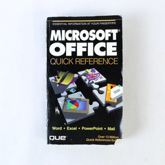 Microsoft Office Quick Reference Word Excel Powerpoint Mail Paperback 1994