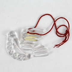 Vintage Gorham Full Lead Crystal Dove Christmas Tree Ornament West Germany