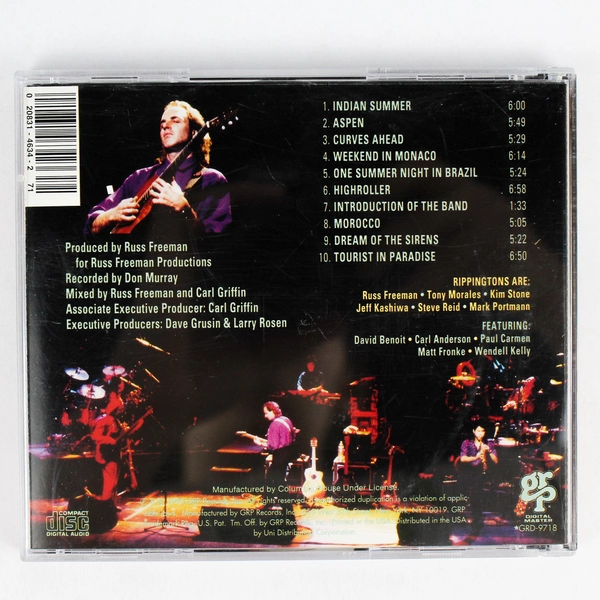 Rippingtons Featuring Russ Freeman Live in L.A. 1993 CD GRP Records