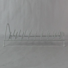 White Dish and Plate Rack Display Stand Holder Cabinet Organizer