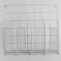 Mounted KItchen Wrap Organizer for Wall or Over the Door Cabitnet White