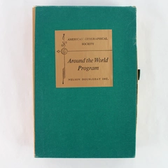 Set Of 6 Books Around The World Program American Geographical Society Orig Box