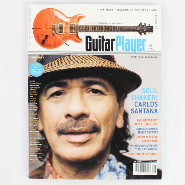 Guitar Player Magazine May 2005 Carlos Santana