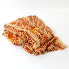 Women's Scarf Orange and Yellow Tropical Pattern 40x84 Inch